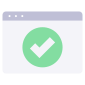 external approve-type-of-website-flat-flat-icons-maxicons icon