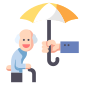 external elderly-insurance-flat-flat-icons-maxicons icon