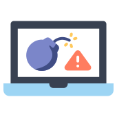 external attack-cyber-crimes-and-protection-flat-flat-icons-maxicons icon