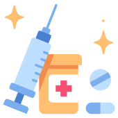 external injection-virus-and-medical-flat-icons-maxicons icon