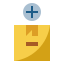 external add-delivery-package-flat-icons-pack-pongsakorn-tan icon