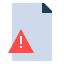 external broken-file-and-document-flat-icons-pack-pongsakorn-tan icon