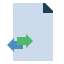external data-file-and-document-flat-icons-pack-pongsakorn-tan icon