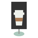 external advertisement-coffee-shop-flat-icons-pack-pongsakorn-tan icon