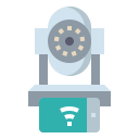 external cctvcamerasecurityvideointernet-icon-internet-of-things-flat-icons-pack-pongsakorn-tan icon