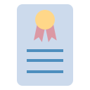 external certificate-shopping-flat-icons-pack-pongsakorn-tan icon