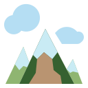 external hill-travel-flat-icons-pack-pongsakorn-tan icon