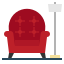 external armchair-home-decoration-flat-icons-pause-08 icon