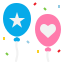 external balloons-party-flat-icons-pause-08 icon