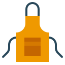 external apron-kitchen-cookware-flat-icons-pause-08 icon