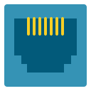 external cable-data-network-flat-icons-pause-08 icon