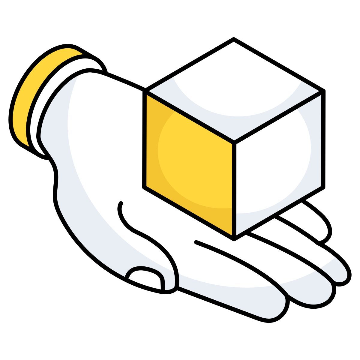 3d cube icon