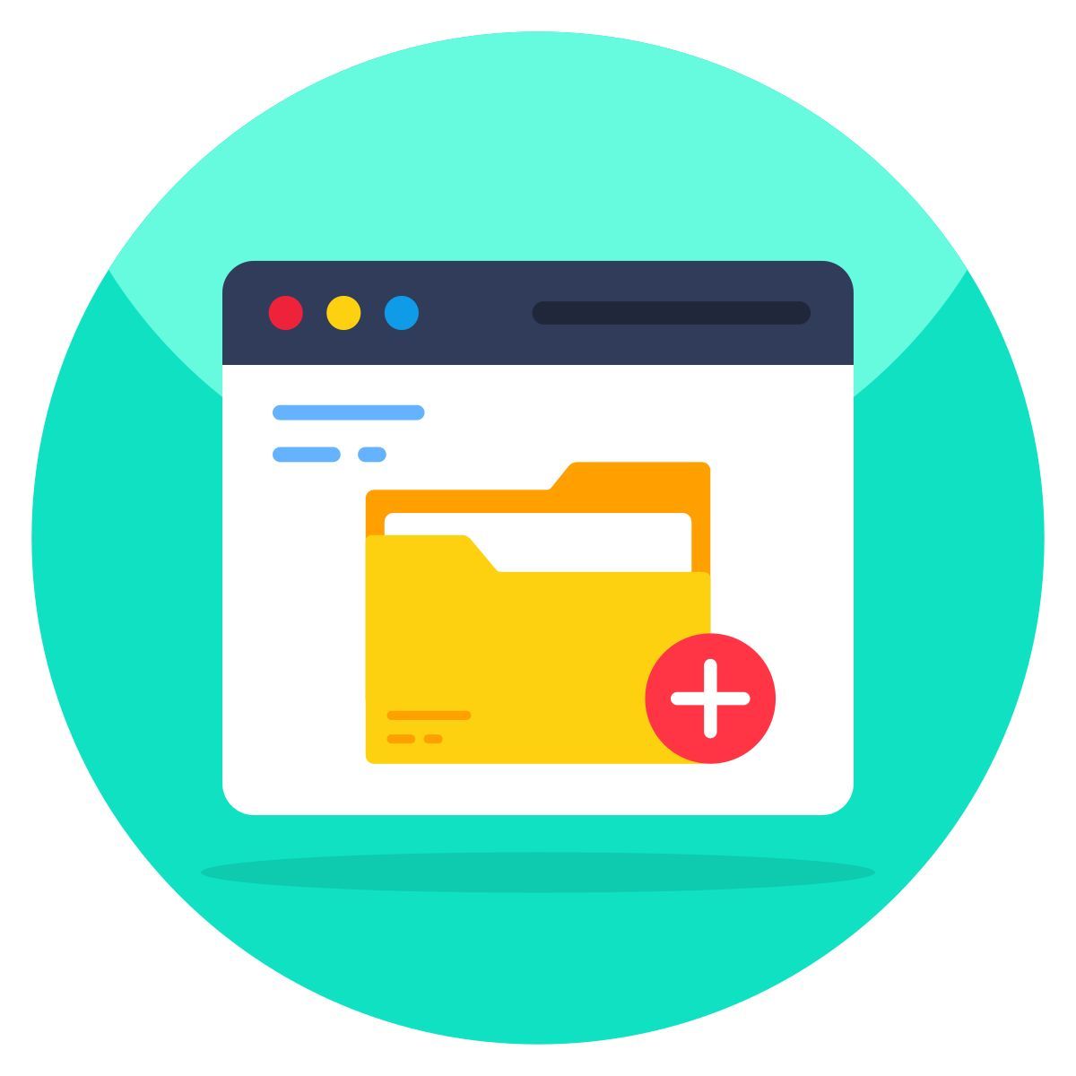 Ajouter le dossier icon