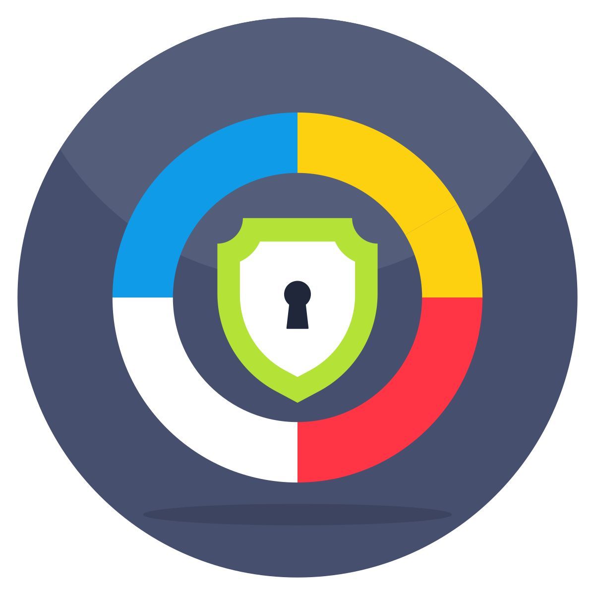 analytical security icon