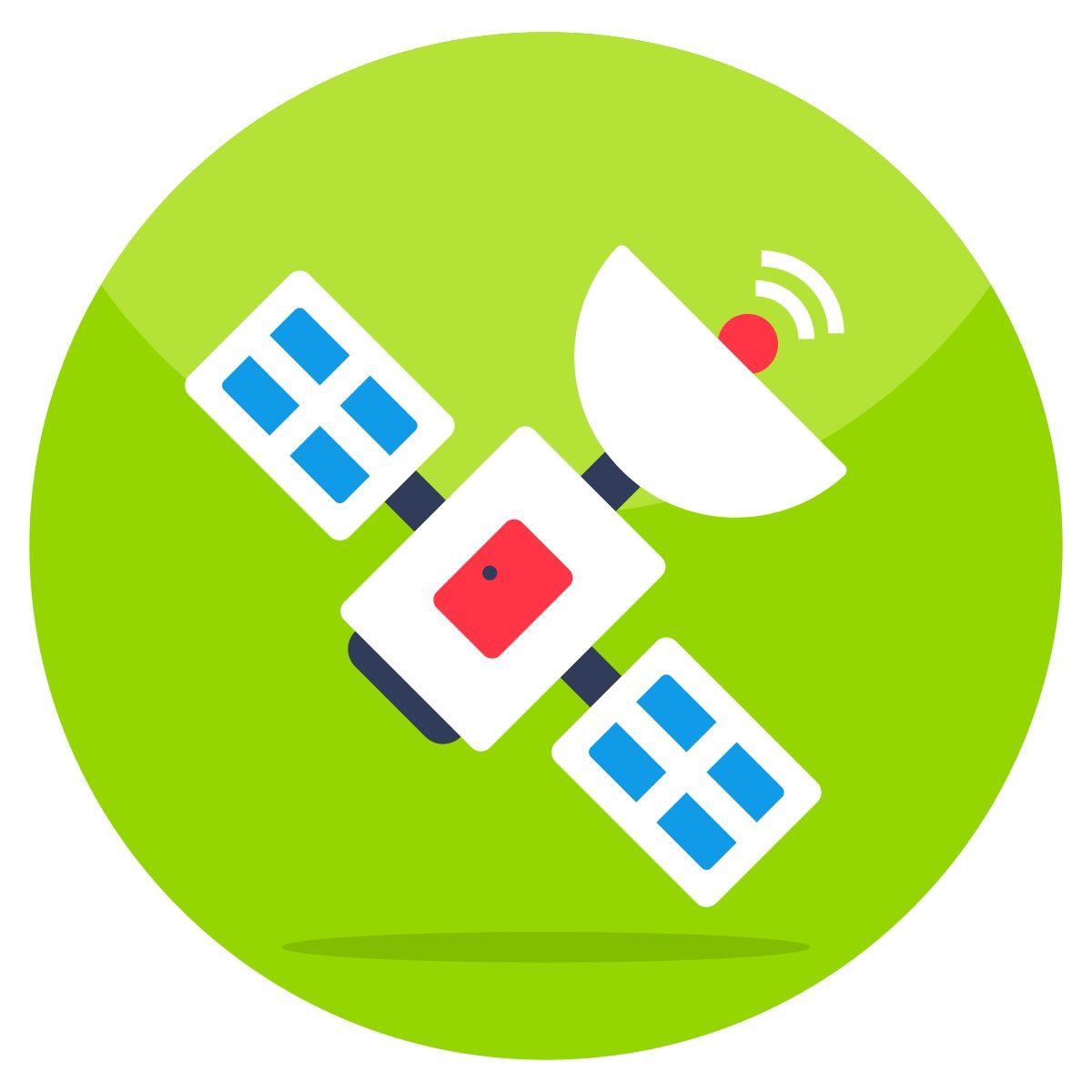 artificial satellite icon