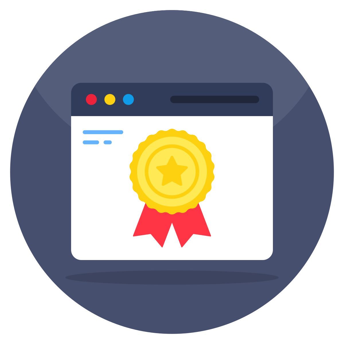 ausgezeichnete website icon