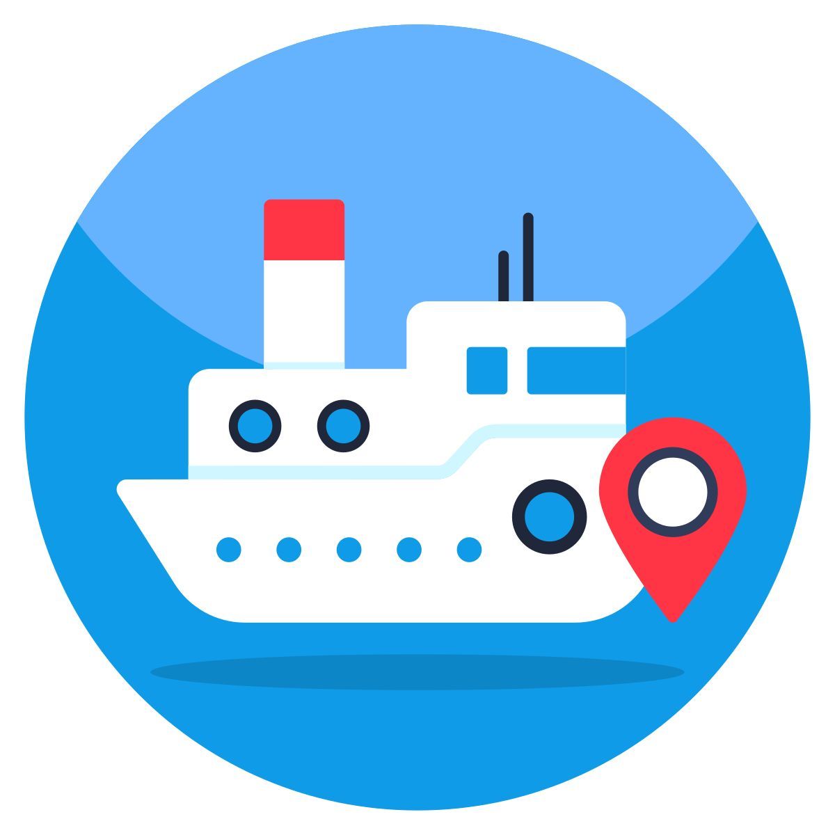 Boat Location icon