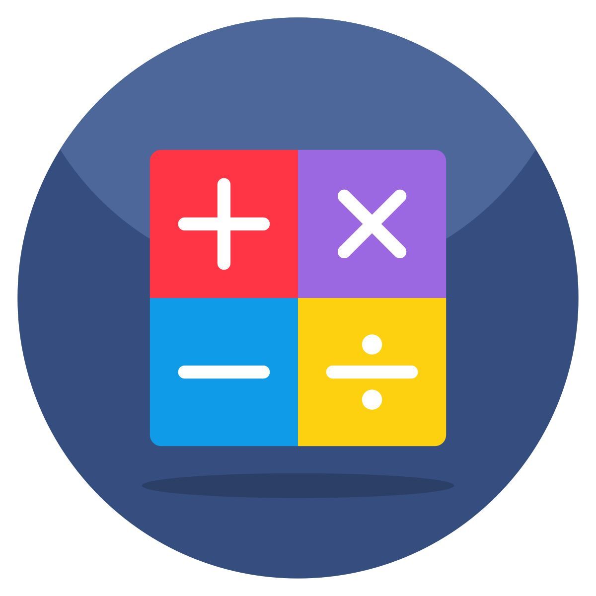 calculation sign icon