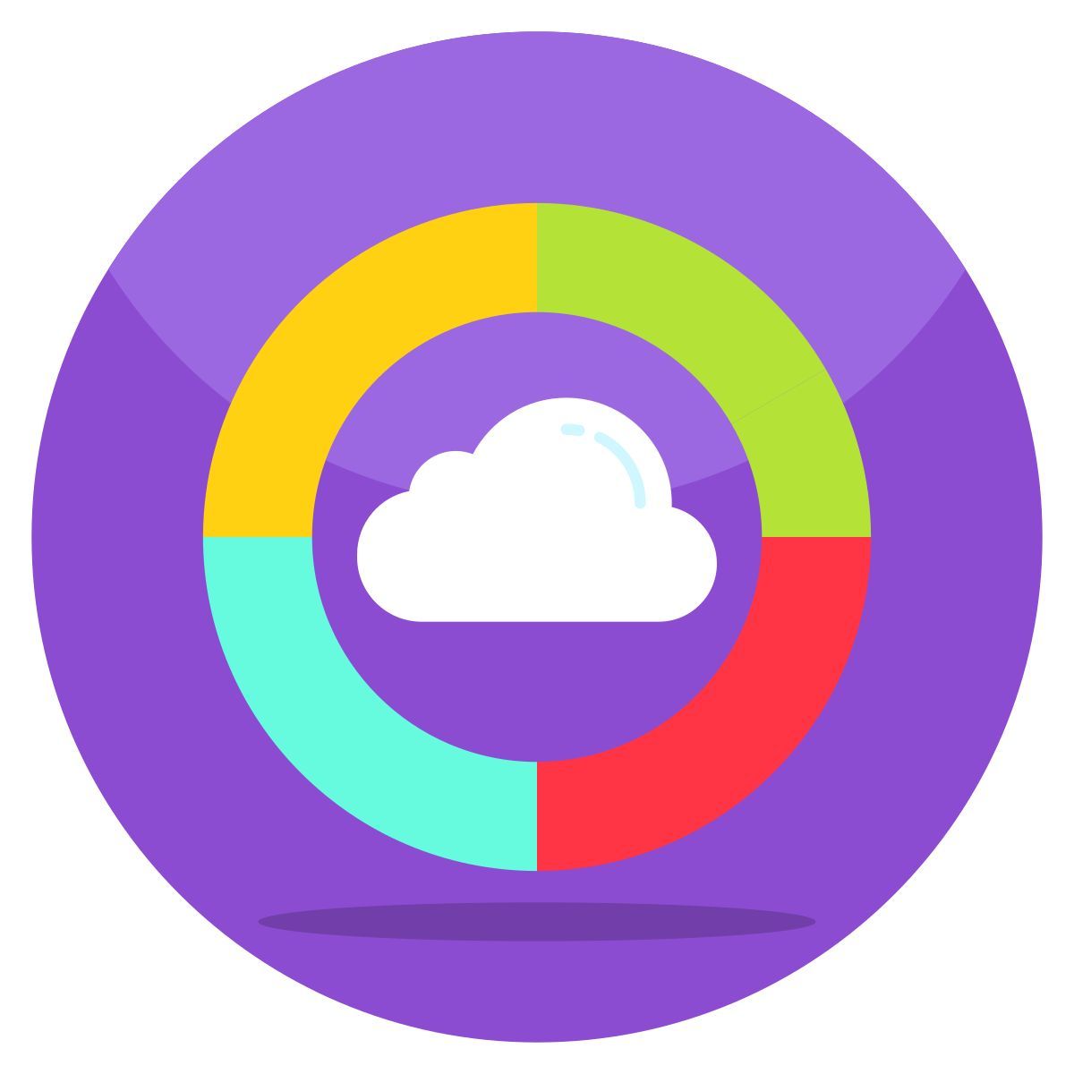 cloud analytics icon