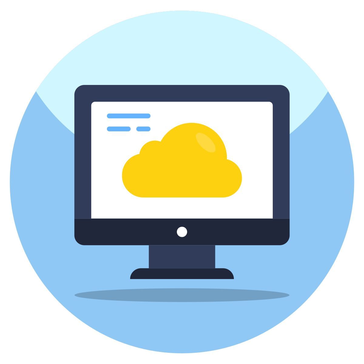 cloud computer icon