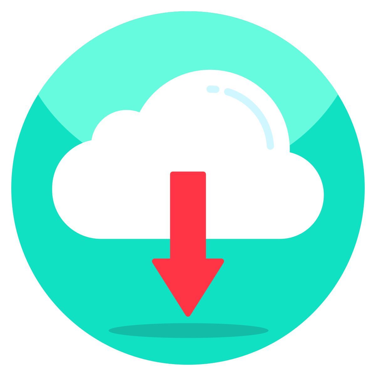 cloud download icon
