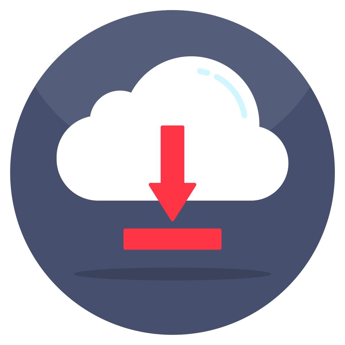 cloud download icon