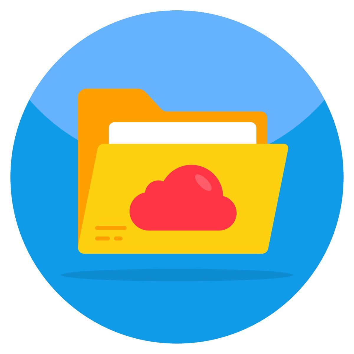 cloud folder icon