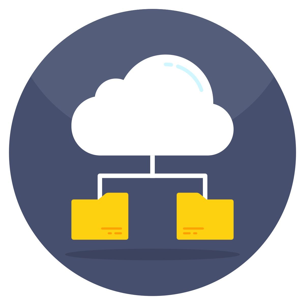 cloud folders icon