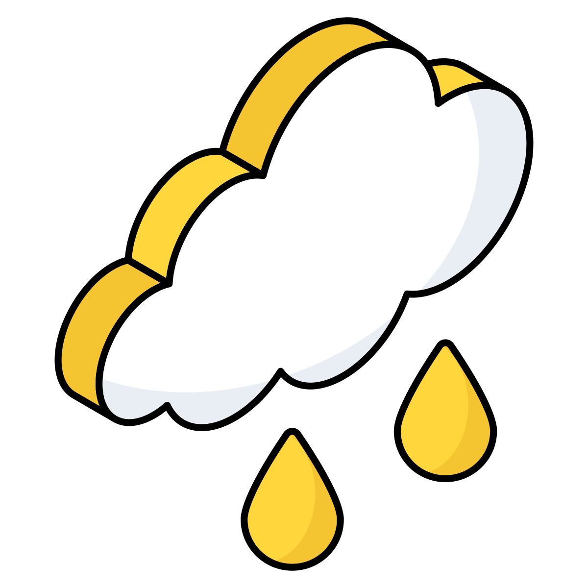 cloud raining icon