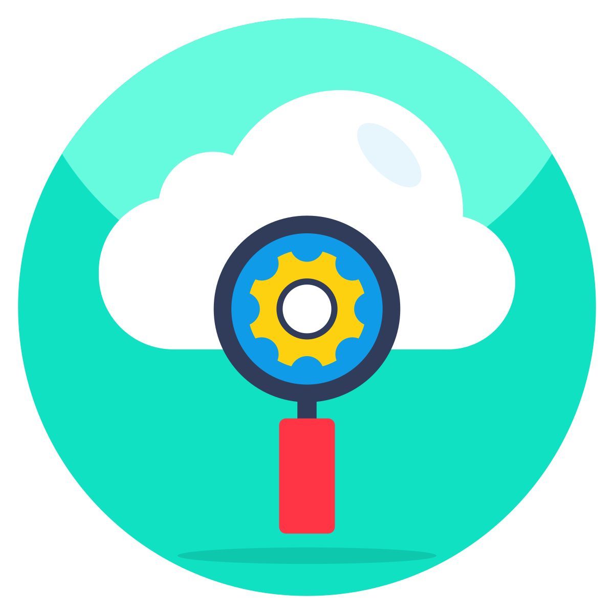 cloud seo icon