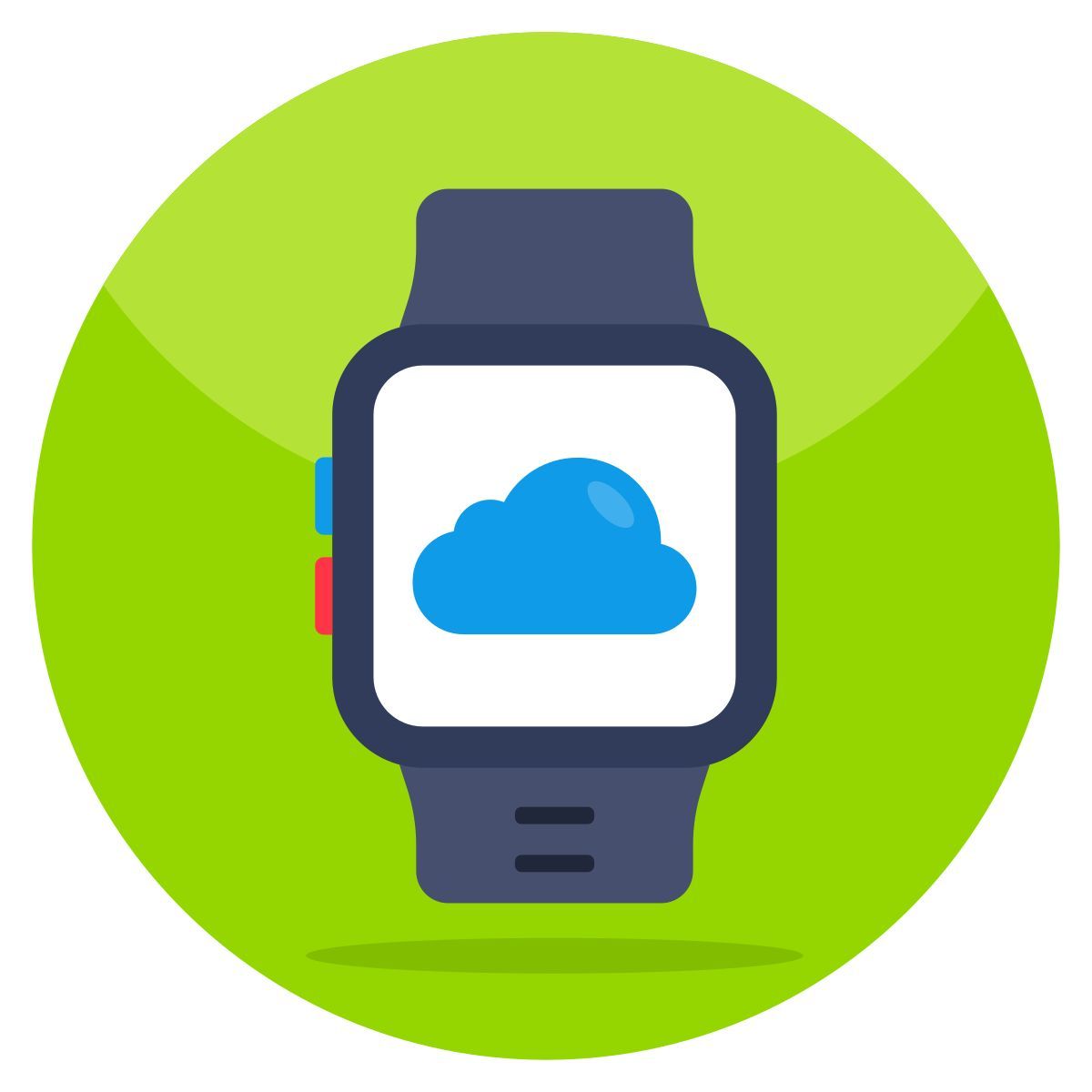 cloud smartwatch icon
