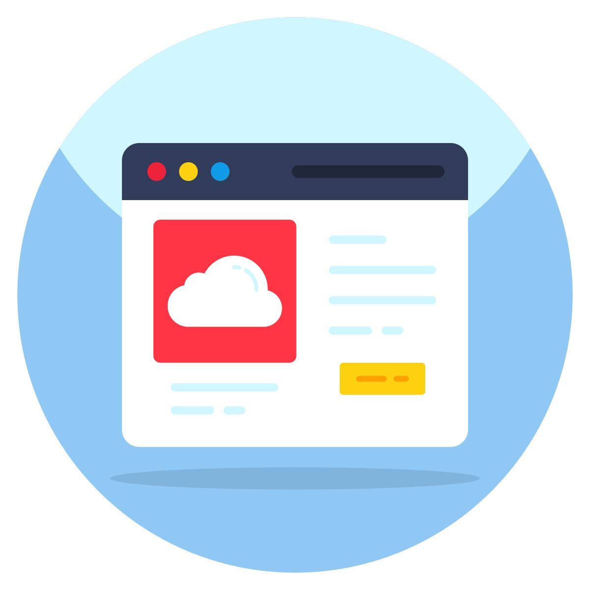 sito web cloud icon