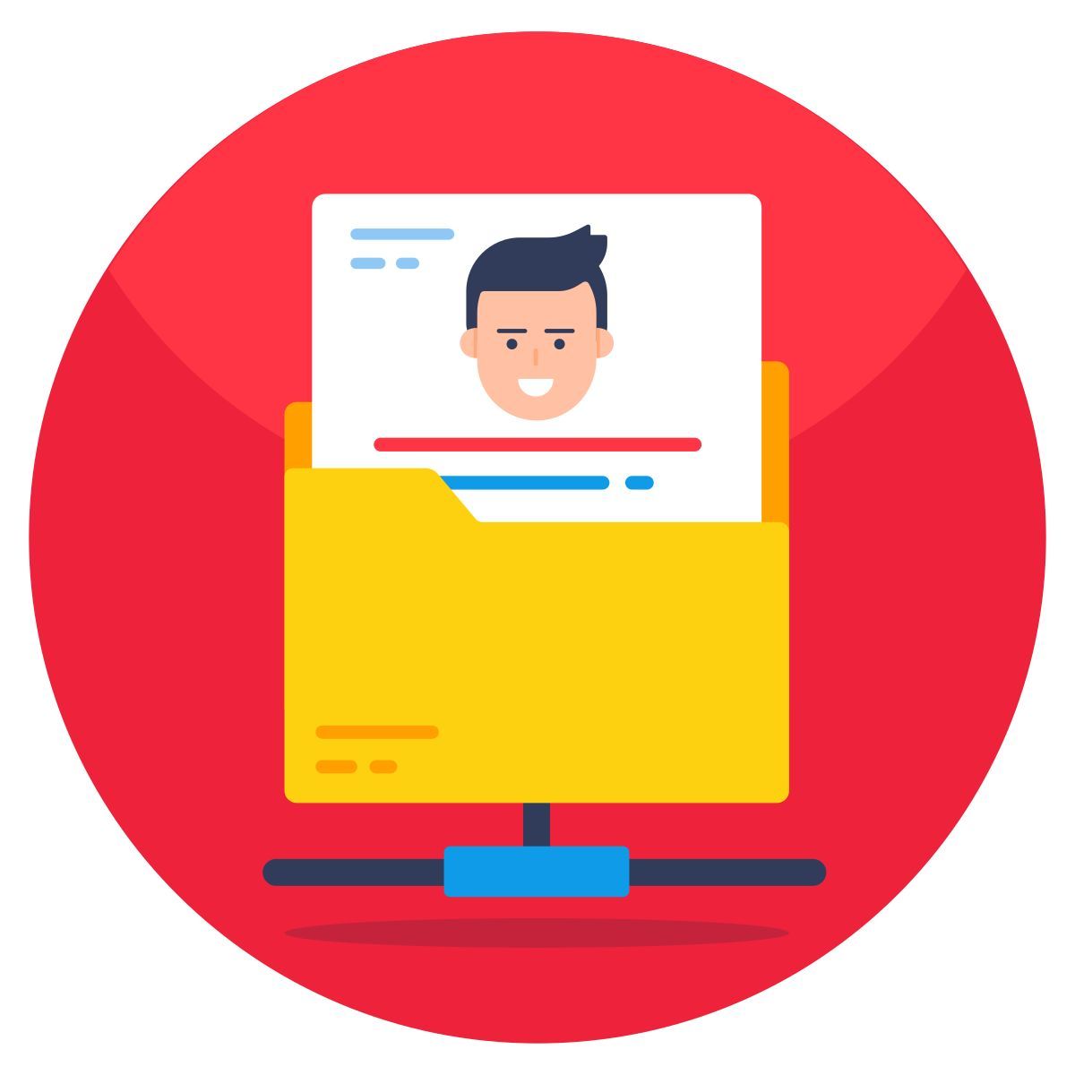 carpeta de cv icon