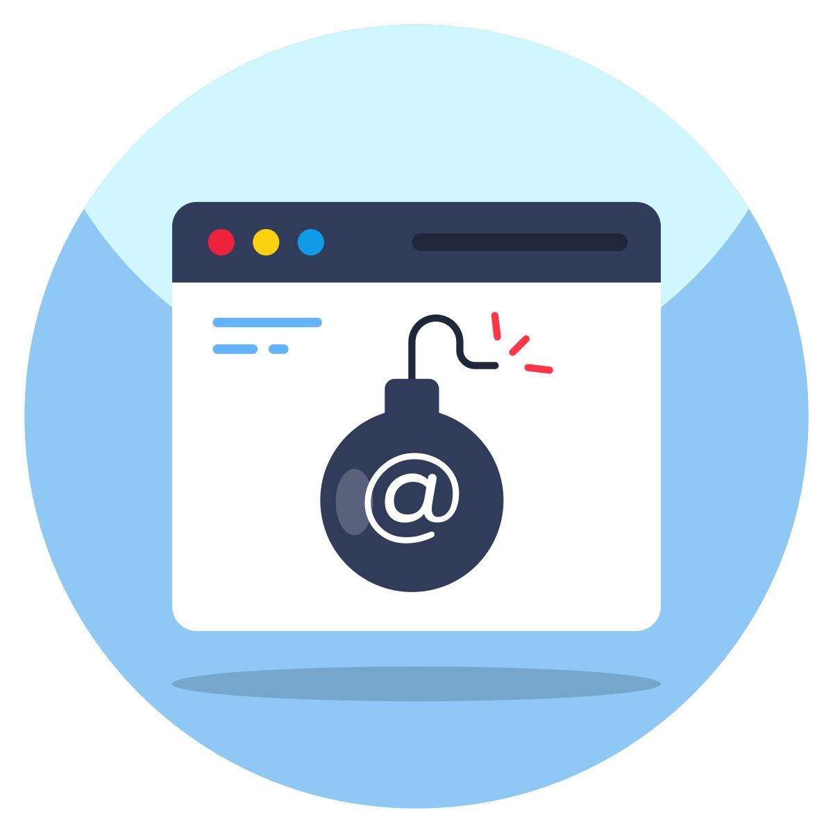 cyber bomb icon