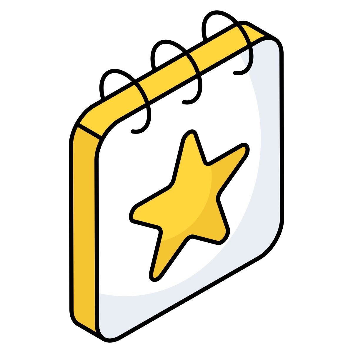 favorite calendar icon