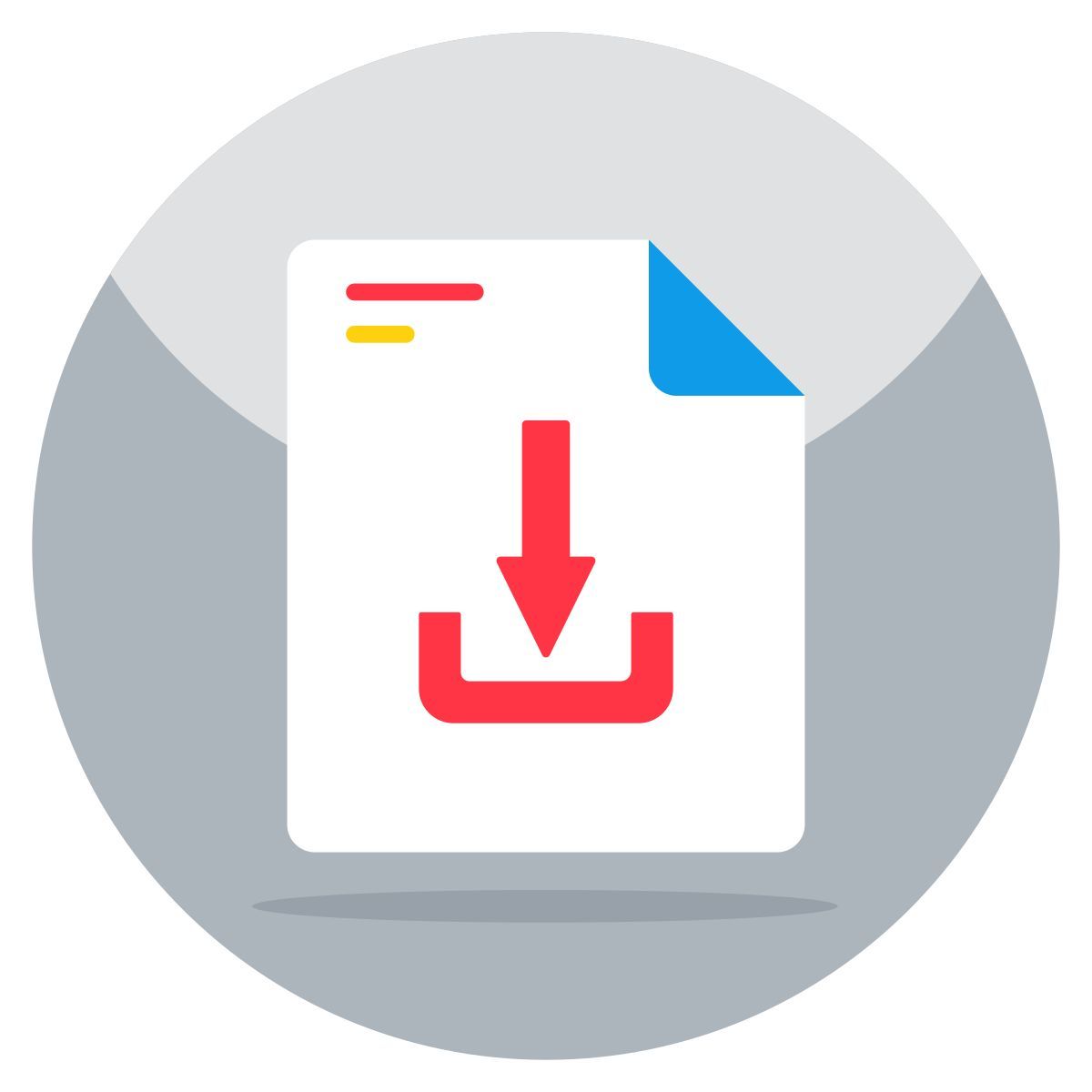 téléchargement de fichier icon