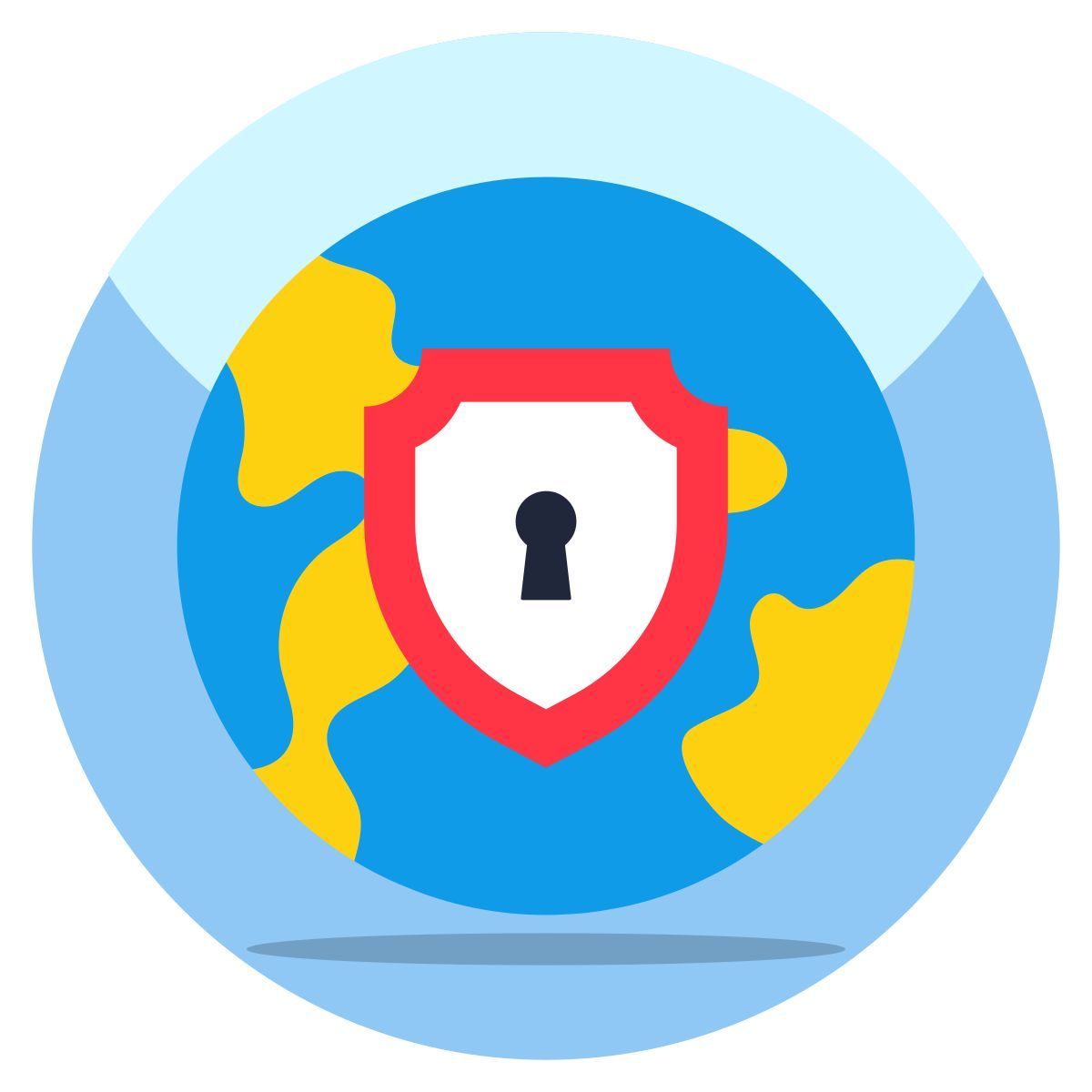 sécurité mondiale icon