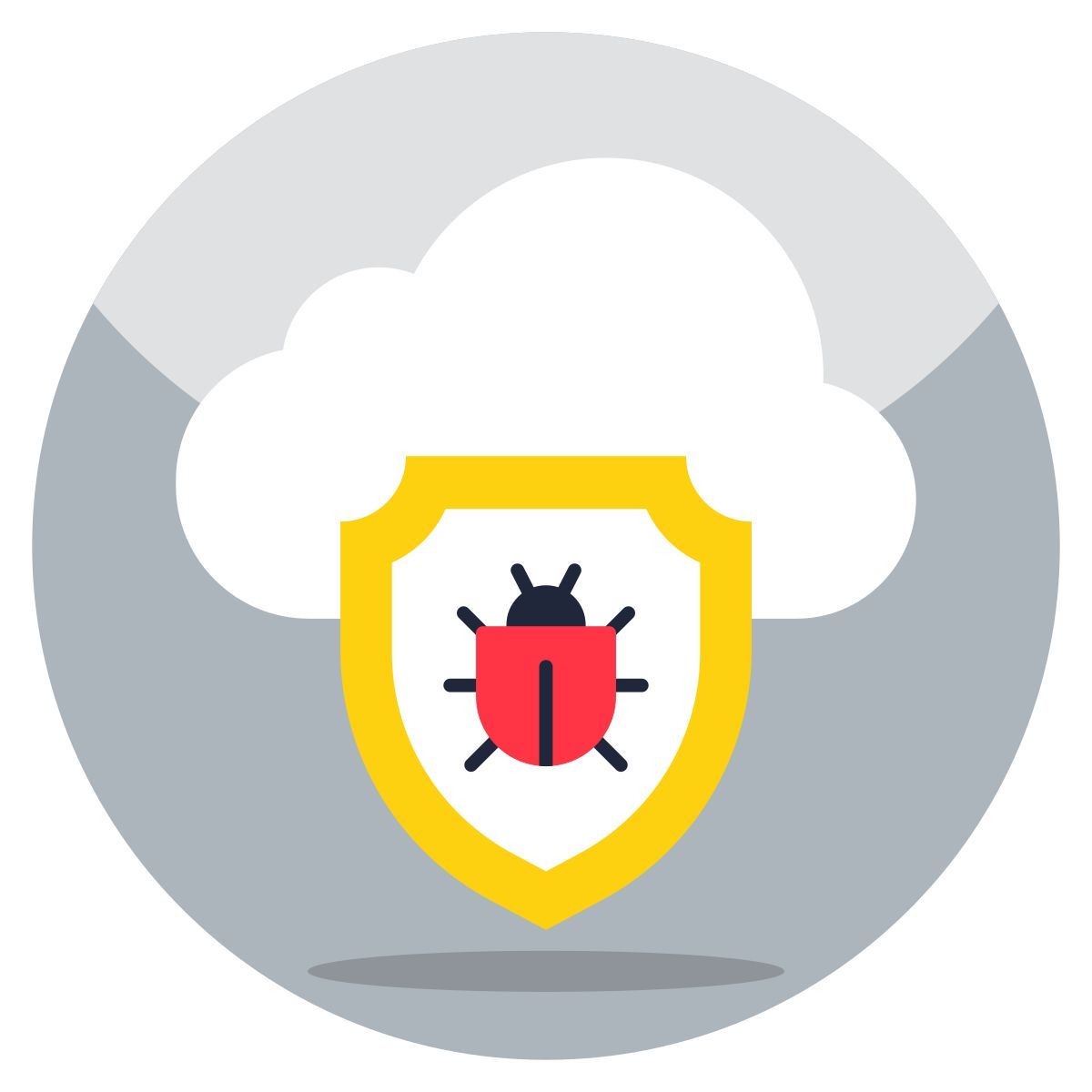 sicurezza cloud infetta icon