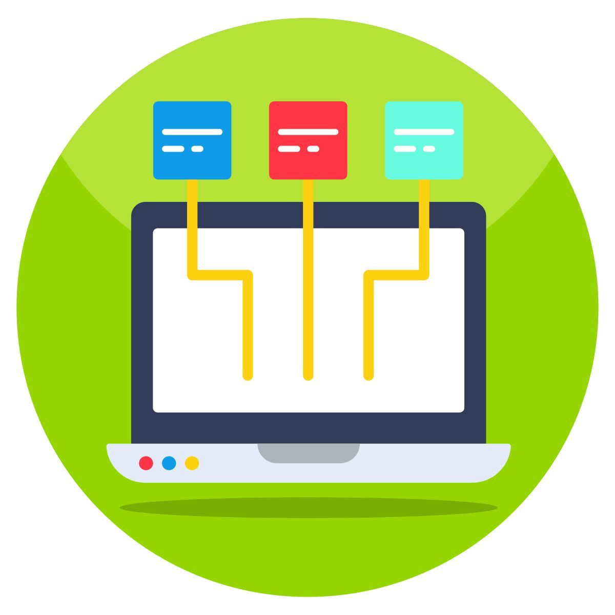 Ordenador portátil web icon