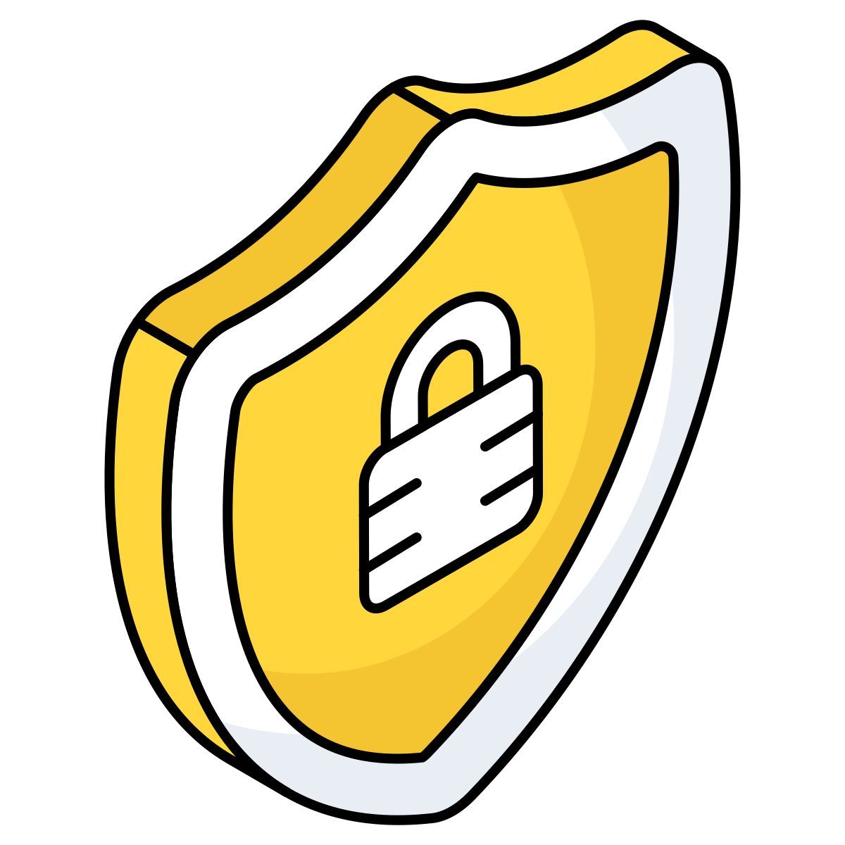 locked shield icon