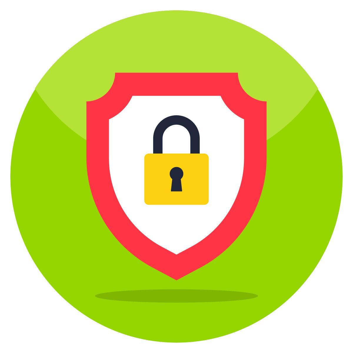 locked shield icon
