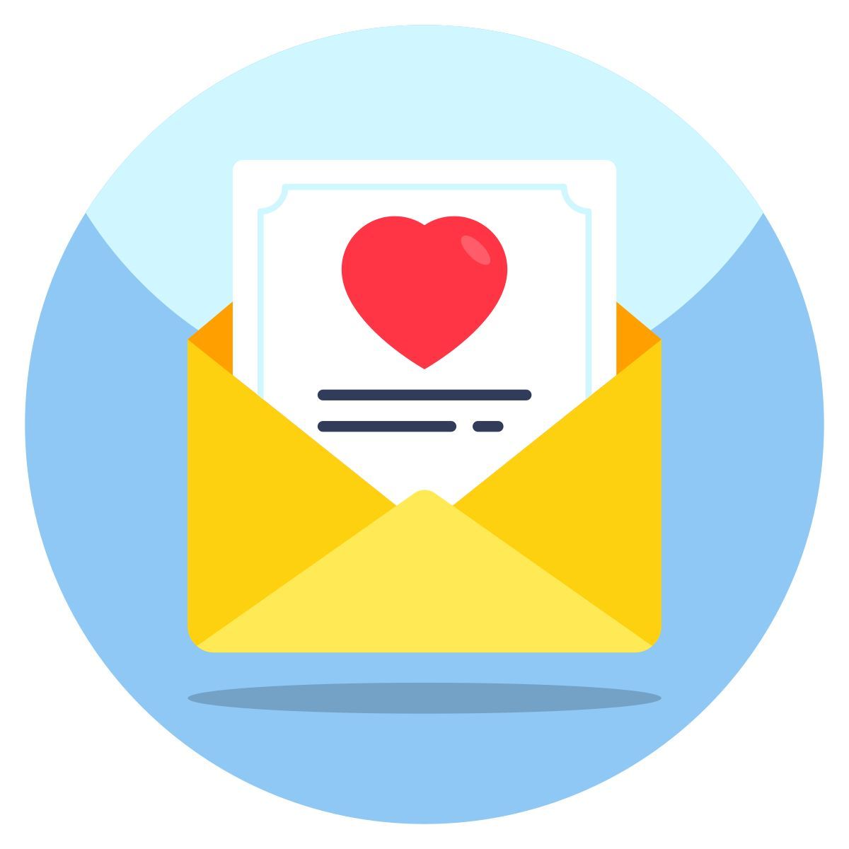 love mail icon