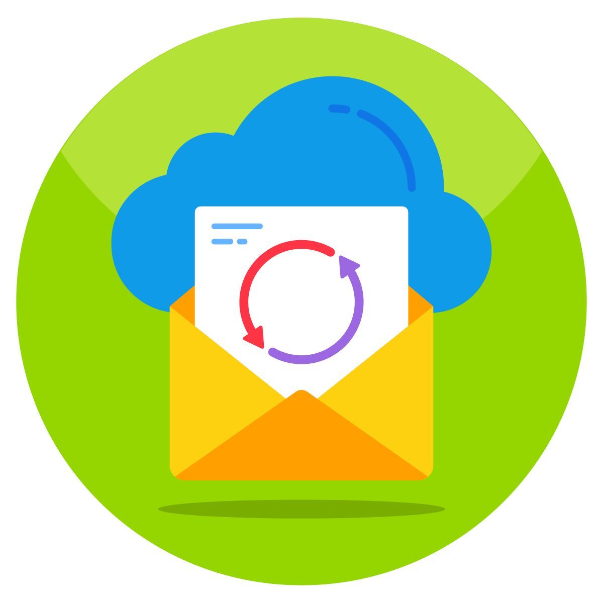 mail sync icon