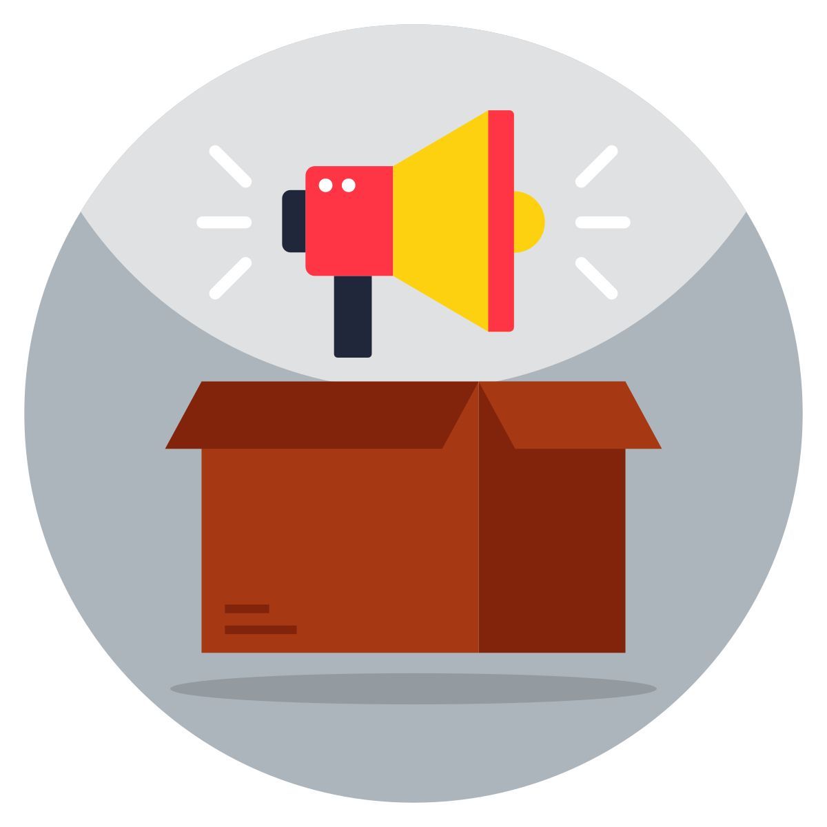 marketing box icon