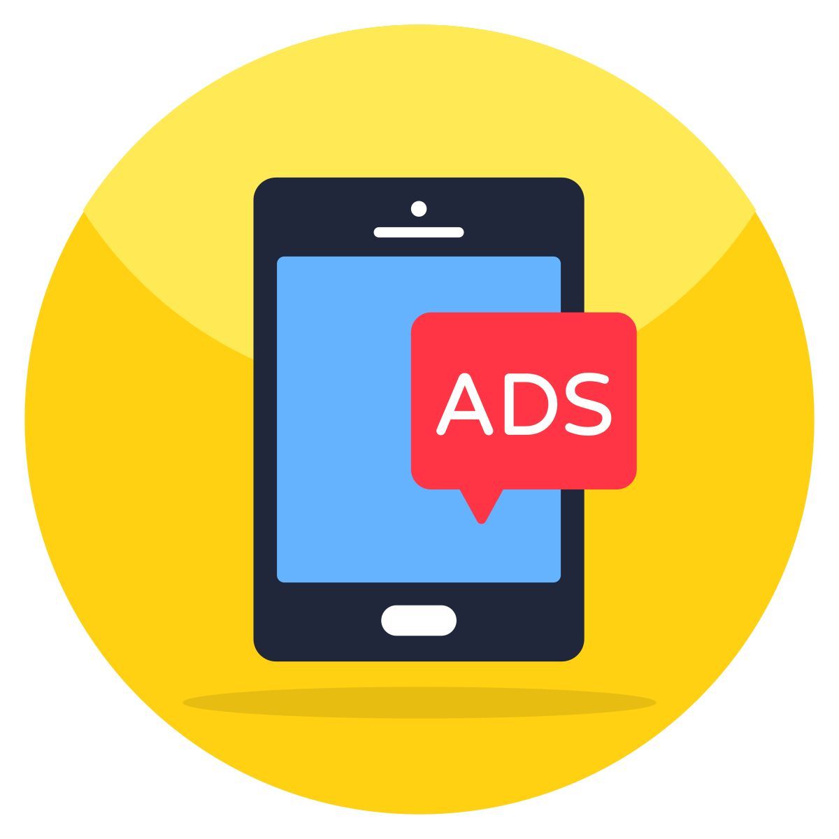 mobile ad icon
