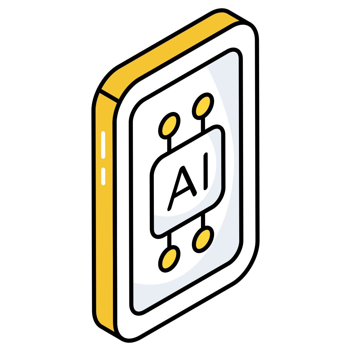 mobile ai icon