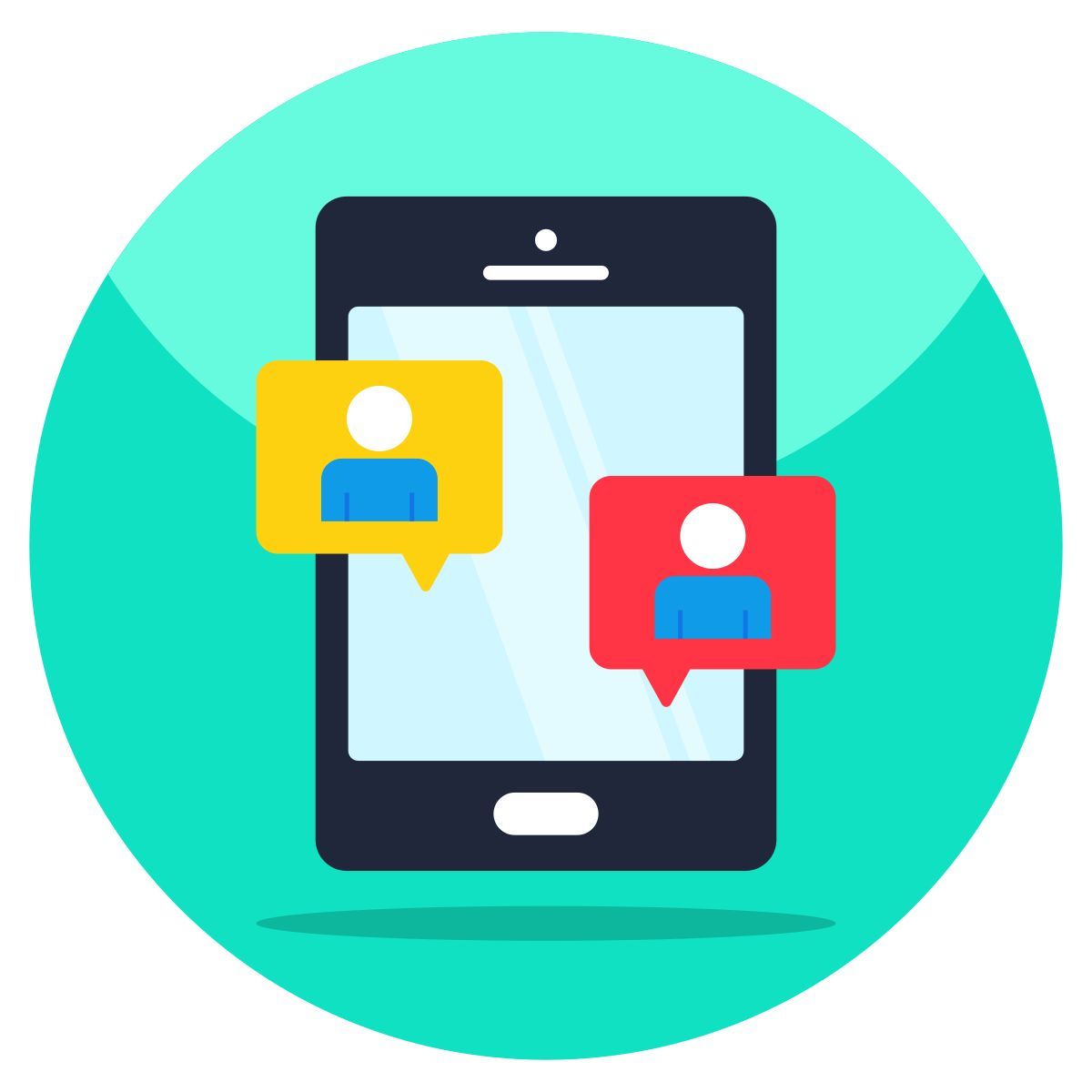 Mobile Chatting icon