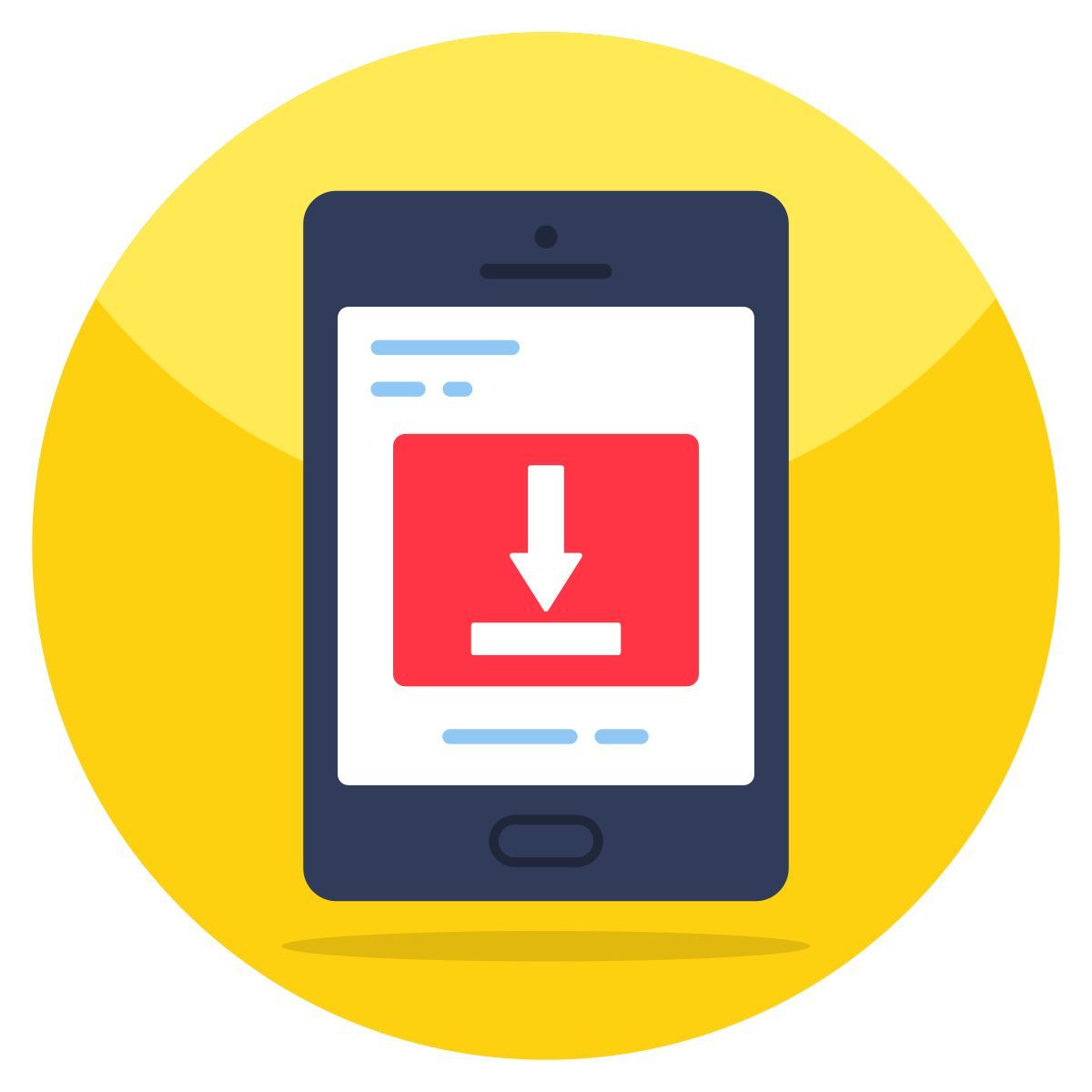 mobile download icon