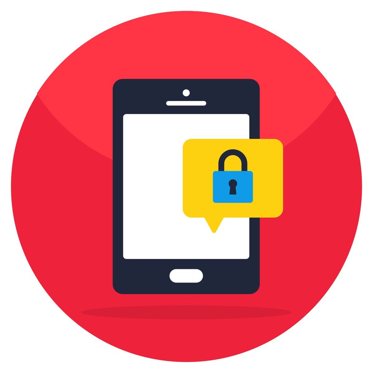 mobile encrypted chat icon