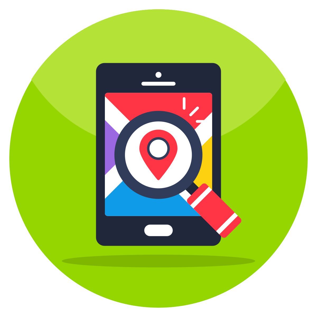 localização móvel icon